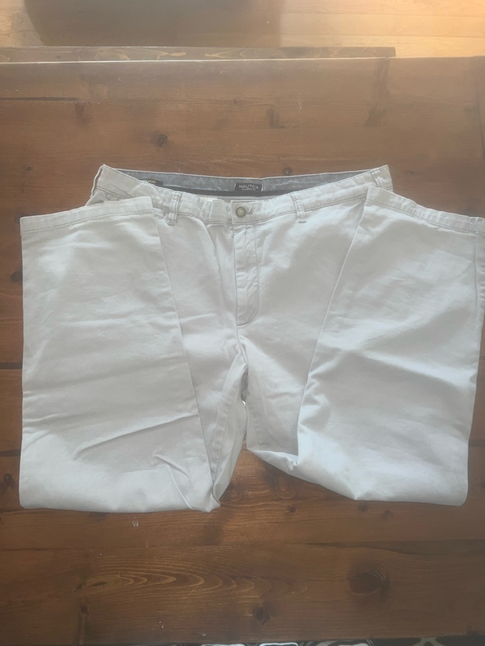 Nautica Men's Gray Chino Pants